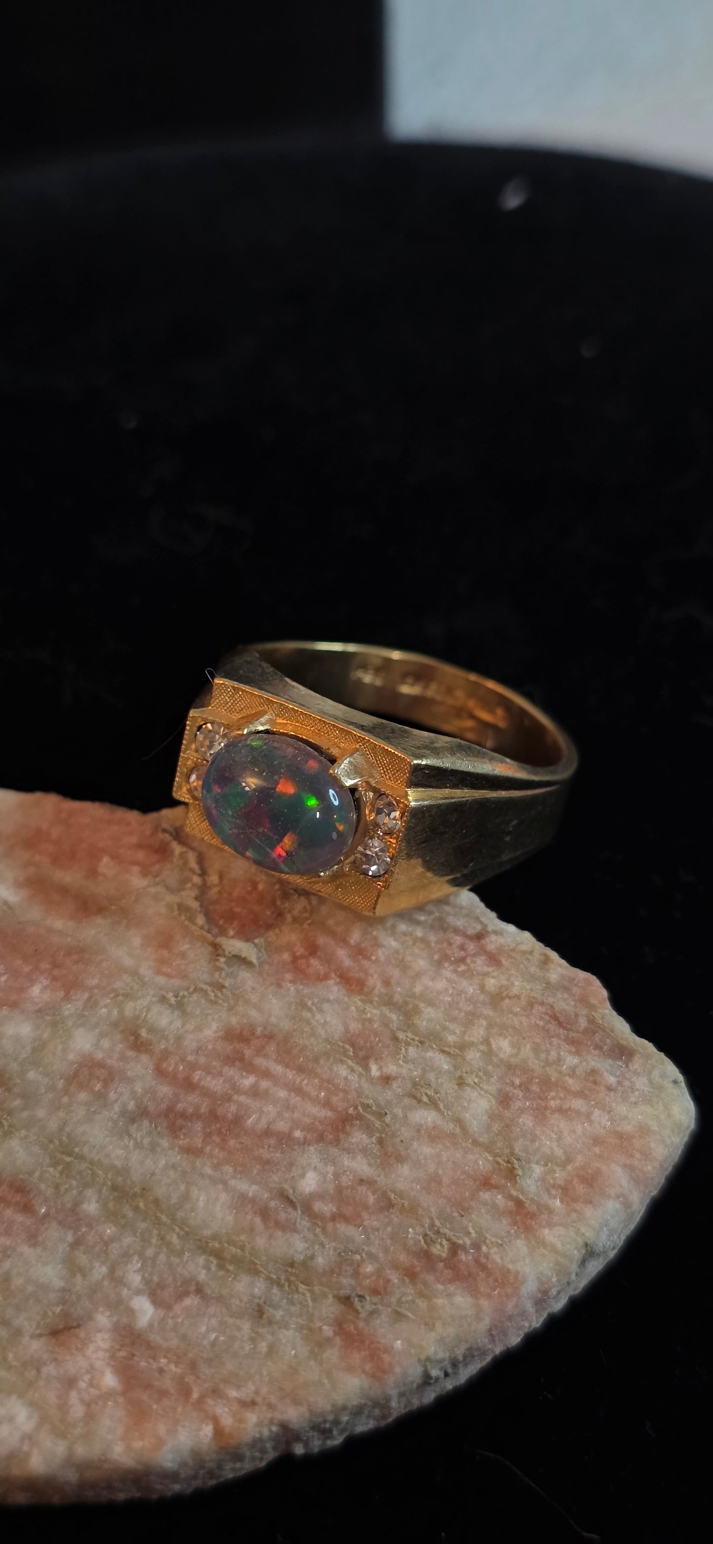 Opal Triplet 10k gold filled ring