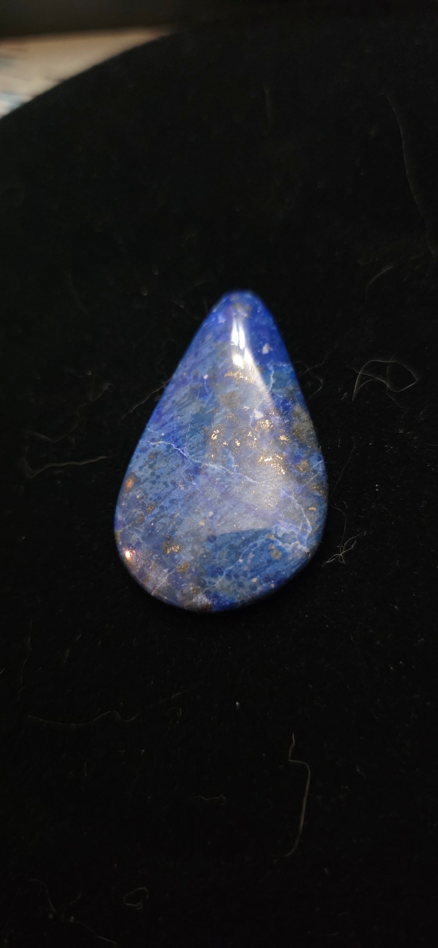 Lapis Cabochon Large Pear