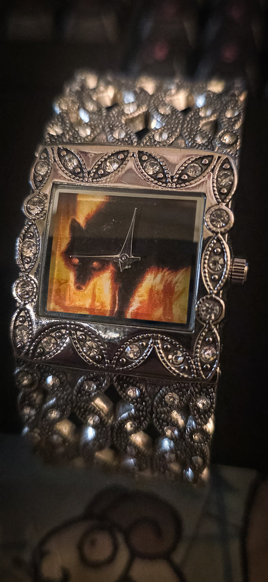 Magic the gathering Ember-Eye Wolf - Shadows over Innistrad (SOI) Cuff Watch