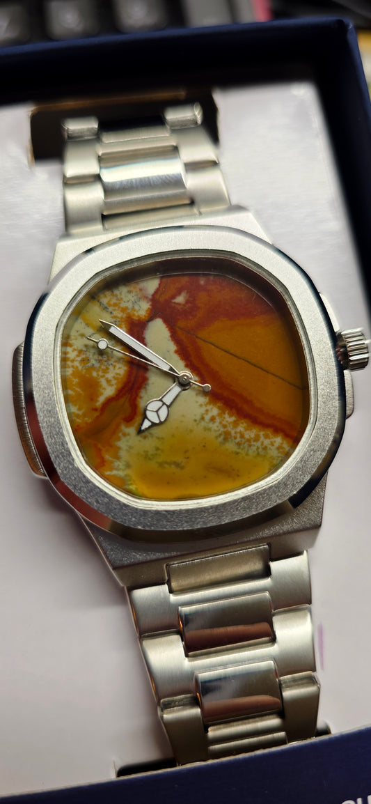 1/1 Owyhee Picture Jasper Watch