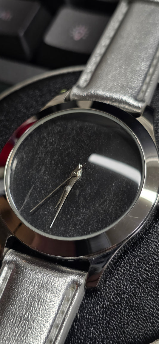 SOLD Black sheen obsidian watch 1/1